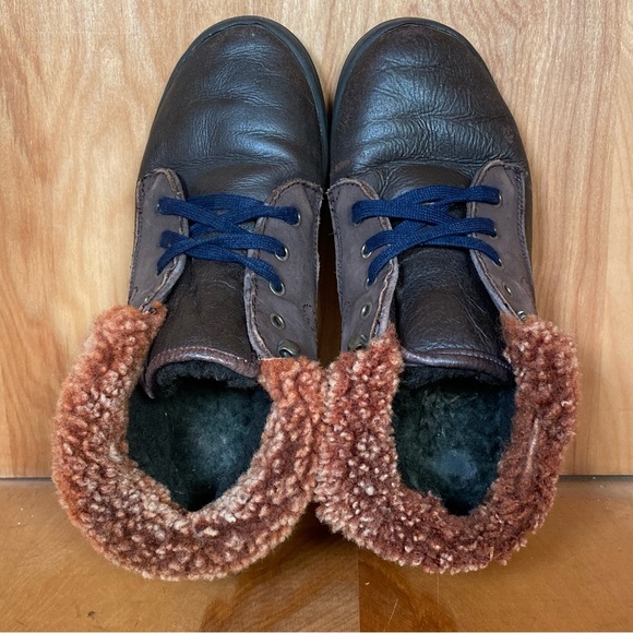 Womens 7 Ugg Romely Heritage Lace Up Boots Brown TSS0410 - Picture 6 of 8